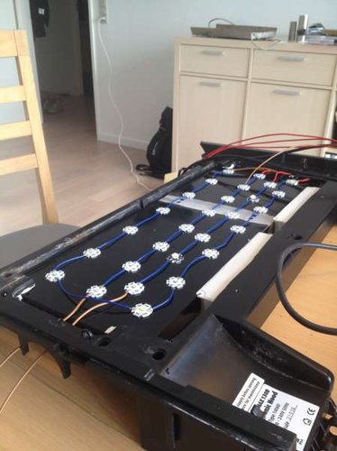LED monteret