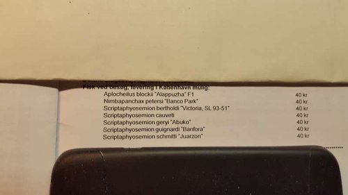 Tog lige et billede. Det var før de lister kom som filer.