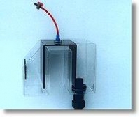 SCHURAN FLOWBOX FOR HOSE 32 MM<br />Flowbox enables the user to get the water out of the tank without any drilling of a whole inside the bottom of the aquarium. When the Flowbox is degased via the tube attachment the water flow from the inner to the outer side