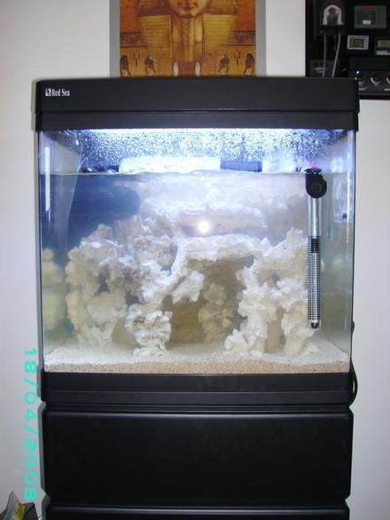Vand og 11 kg levende sten i 2
