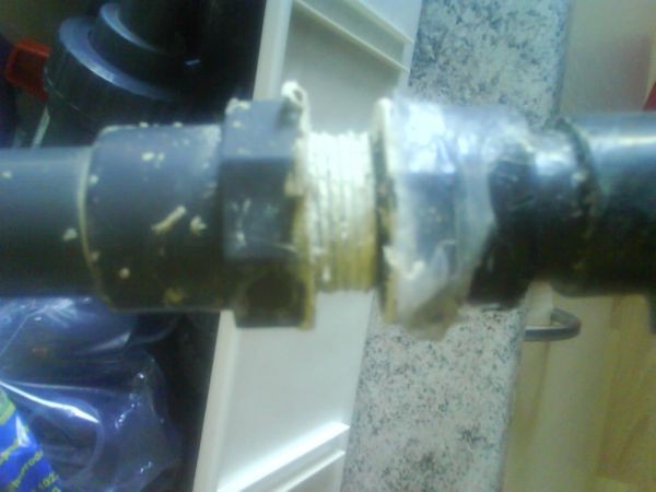 gammel pvc gennemføring