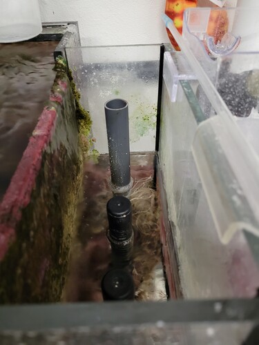 Nu står vandet som det plejer i overløbet.