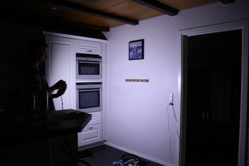 Lyset fra 100W LED