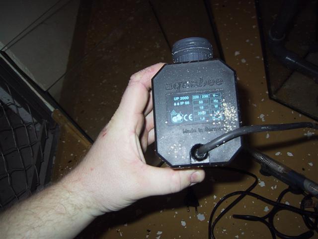 Aquabee 2000 retur pumpe.